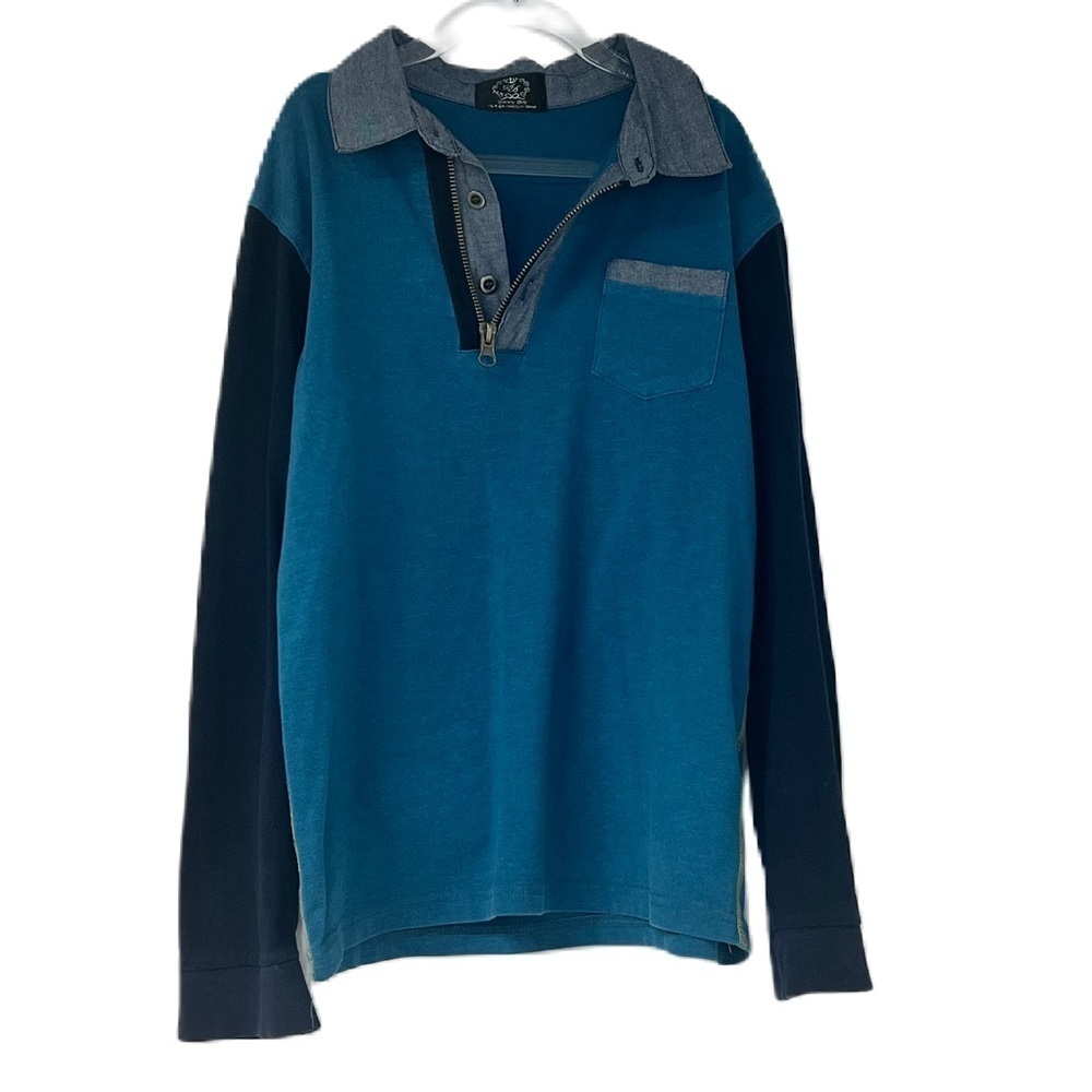 Danny Boy blue boys polo size 10